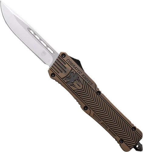 COBRATEC MEDIUM CTK1 OTF - CERTAKOTE BRONZE 3" DRP POINT