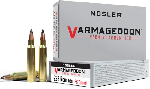 NOSLER VARMAGEDDON 223 REM - 53GR FBT 20RD 20BX/CS
