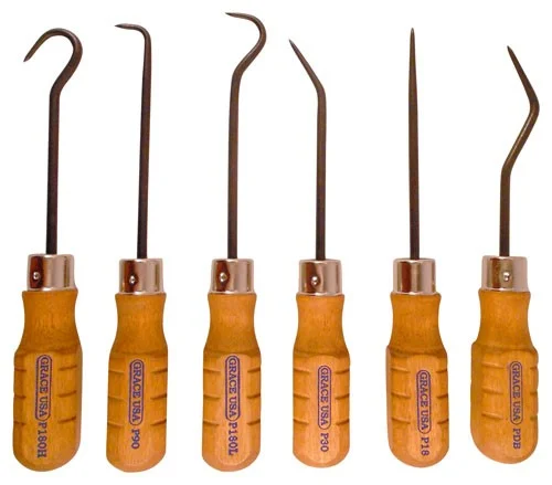 GRACE USA HOOK PICK SET - SET OF 6 STEEL