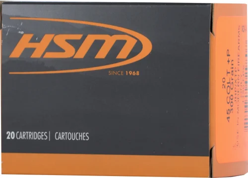 HSM 45 LC 300GR XTP HOLLOW - POINT 20RD 20BX/CS - HSM Ammo