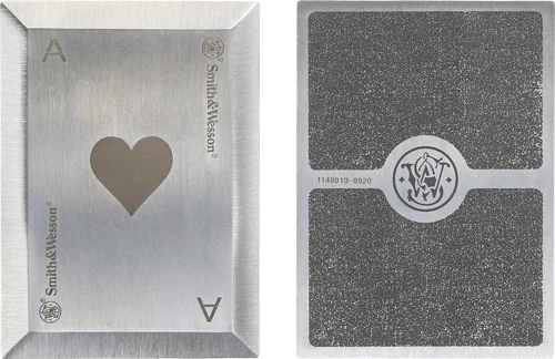 S BULLSEYE THROWING CARDS - 4-PACK SS LASER ETCHED W/SHTH