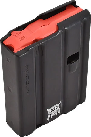 D TACTICAL MAGAZINE 300BLK - 10RD BLACK W/LASER LOGO AR15