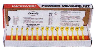 LEE POWDER MEASURE KIT - 15 DIFFERENT DIPPERS