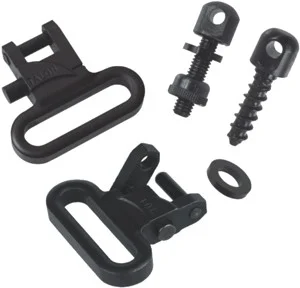 TOC TALON 1" SWIVELS SCREW - SET QUICK RELEASE STEEL BLACK
