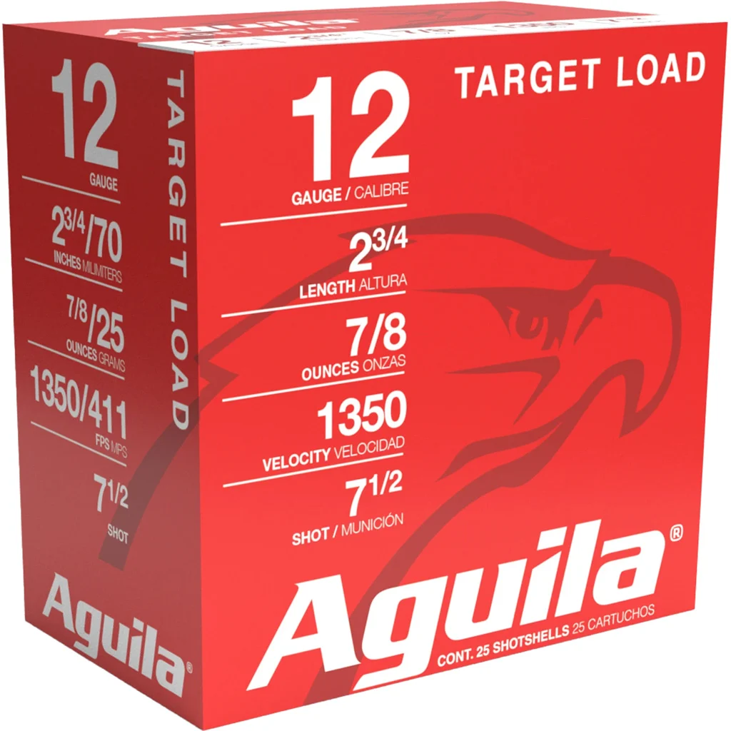 Aguila Target Shotgun Load 12 ga. 2.75 in. 24 gram 7.5 Shot 25 rd. - Aguila Ammo