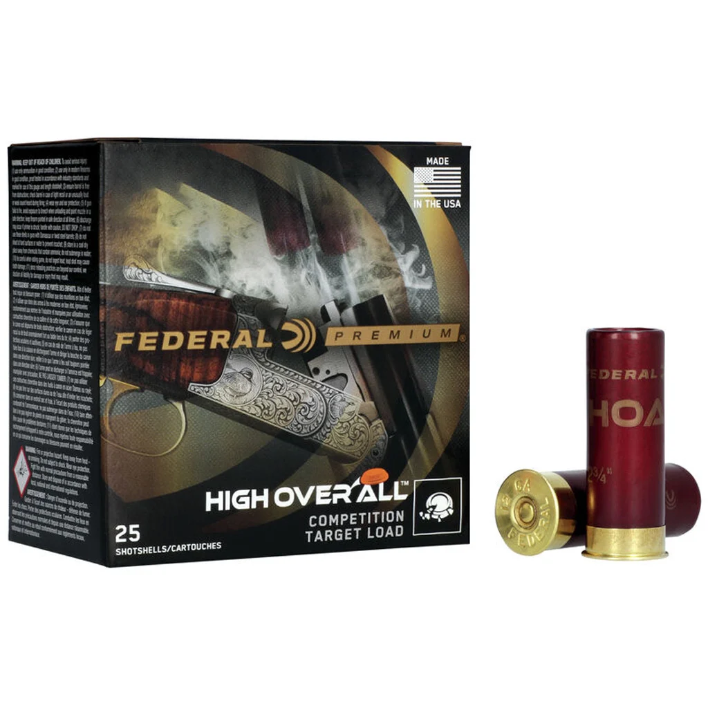 Federal Premium High Overall Shotgun Ammo 20 ga. 2 ¾ in. 7/8 oz. 1,275 FPS 8 Shot 25 rd.