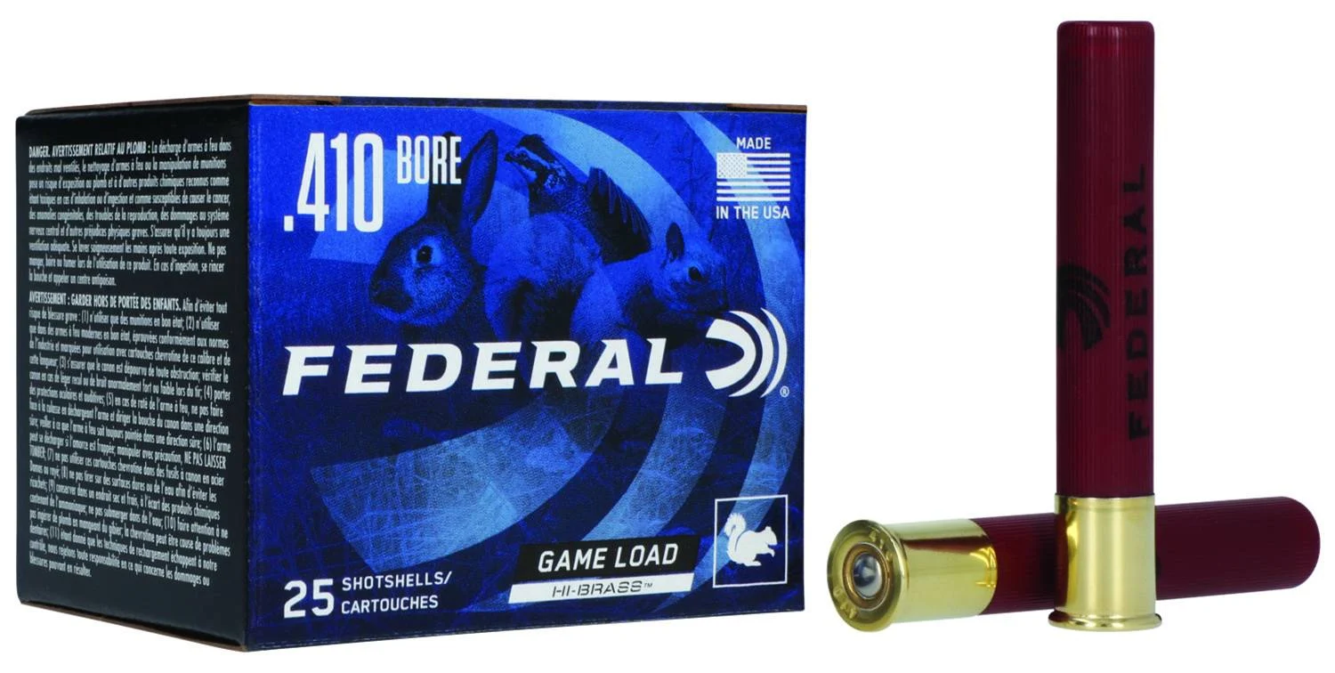 FEDERAL 410GA 2-1/2" MAX. 1/2OZ 7.5 25 RD/BX 10 BX/CS