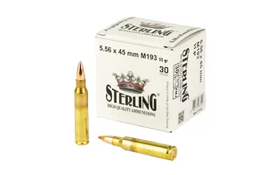 STERLING 5.56 M193 55GR FMJ 30/1500