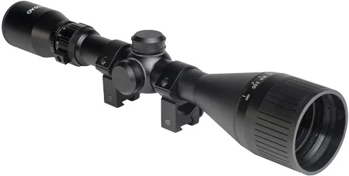HATSAN OPTIMA 3-12X50 AO - AIRGUN SCOPE W/RINGS CAPS