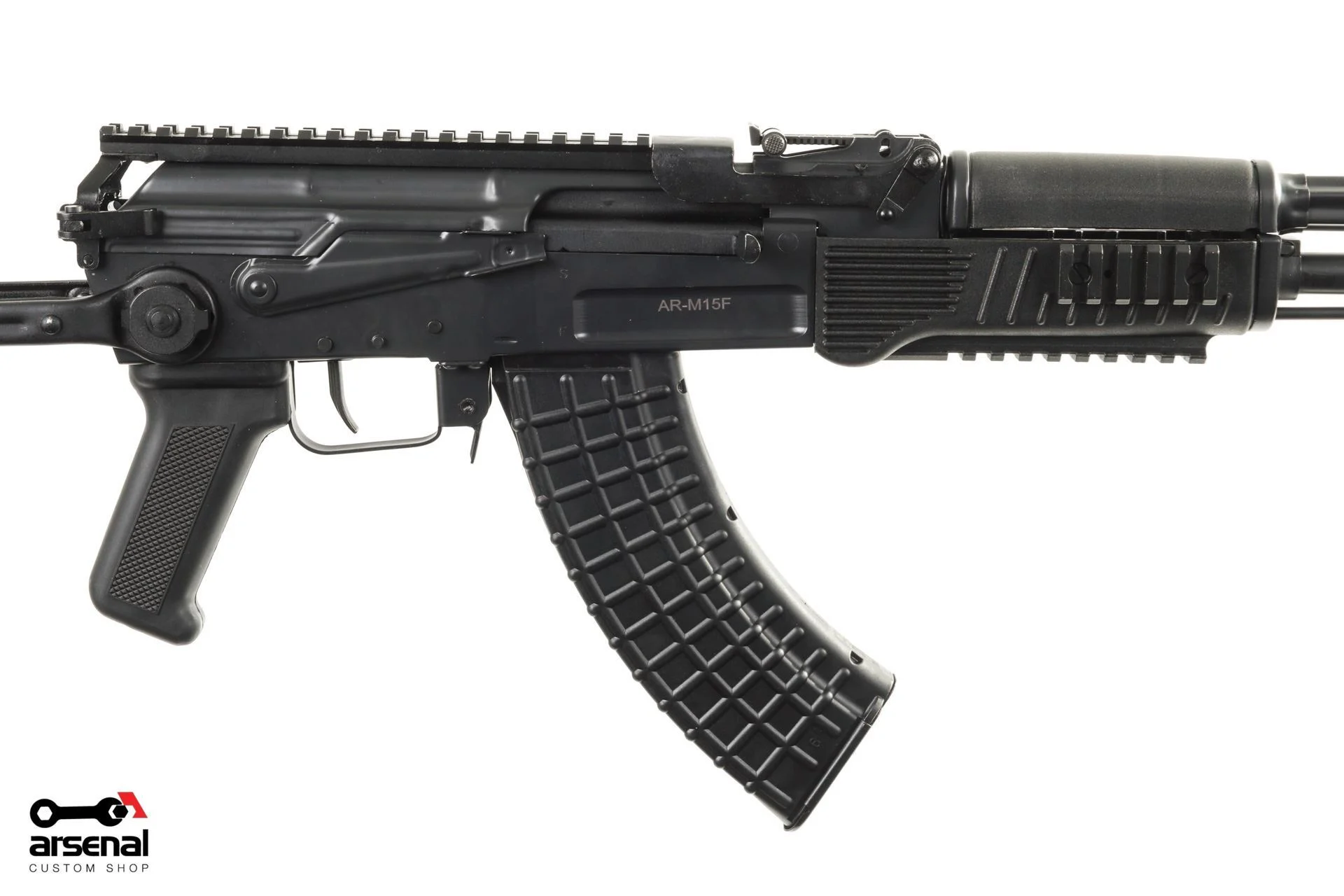 Arsenal SAS M-7 Under-Folder Arsenal Black Cerakote AK47 Picatinny Rail System Limited Edition - Arsenal Firearms