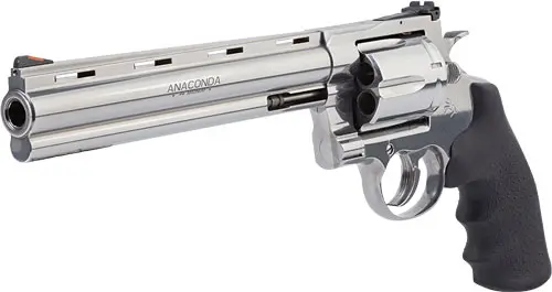 COLT ANACONDA 44MAG 8" 6RD - STAINLESS RUBBER GRIPS