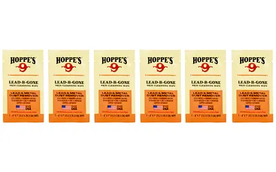 HOPPES LEAD BE GONE WIPE 6 COUNT