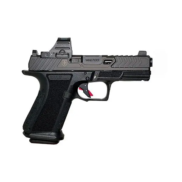 Shadow Systems MR920 War Poet Handgun 9mm Luger 15rd Magazines(2) 4" Fluted Barrel Black w/Holosun 507C
