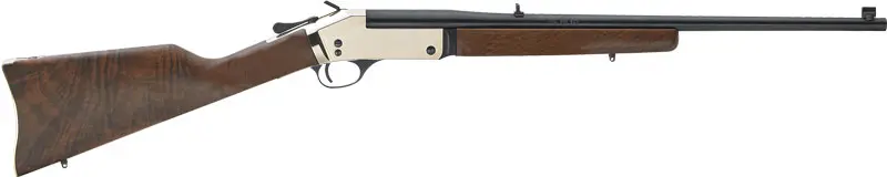 HENRY SINGLE BARREL 44 MAGNUM - 22" BRASS RECEIVER WALNUT