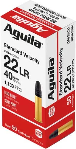 AGUILA STANDARD-VEL 22LR 40GR - LEAD-RN 2000RD CASE LOT - Aguila Ammo