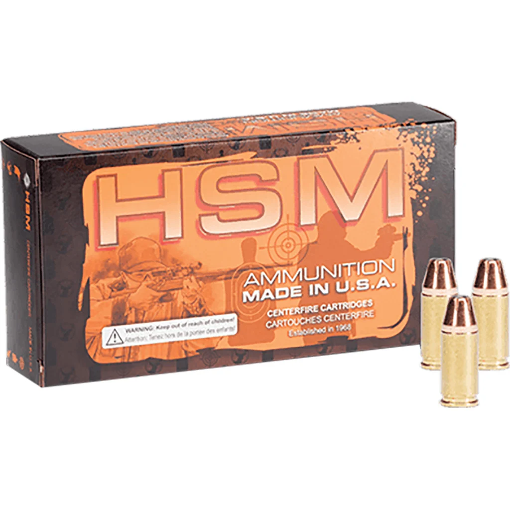 HSM Self Defense Handgun Ammunition 45 ACP HP Mag. 230 gr. 50 rd. - HSM Ammo