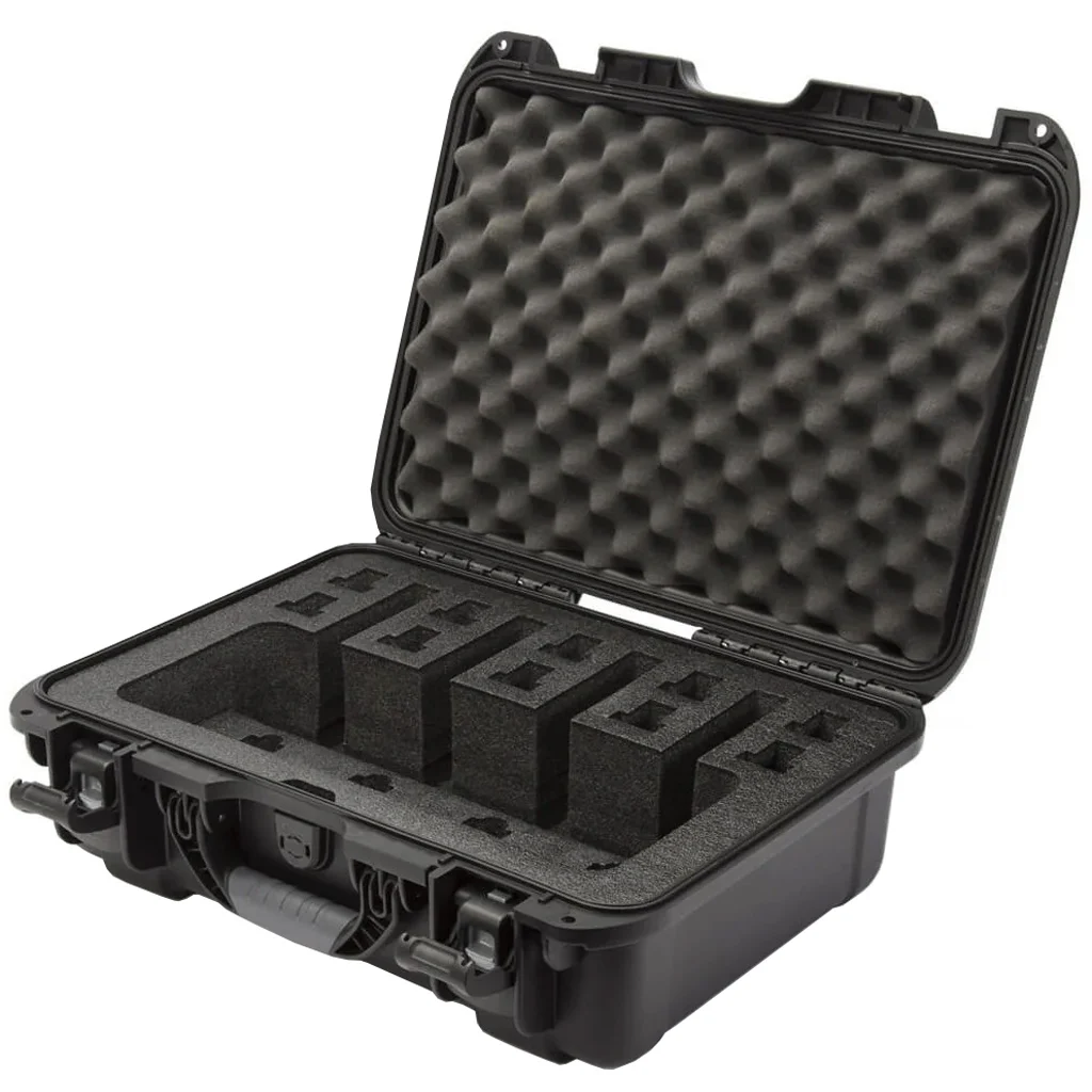 Nanuk Pistol Hard Case w/Foam Holds 4 pistols and up to 10 magazines
