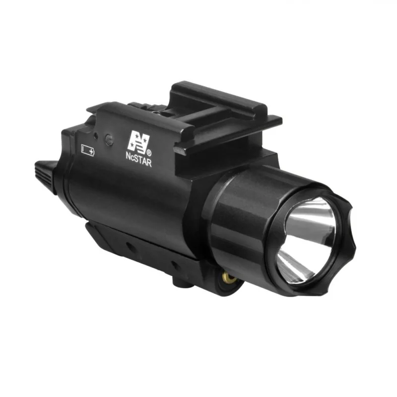 TACTICAL GREEN LASER SIGHT 3W 150 LUMEN LED FLASHLIGHT W/WEAVER QR