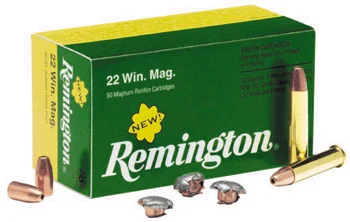 REMINGTON 22WMR 40GR JHP - 1910FPS 50RD 40BX/CS
