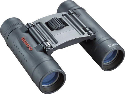 TASCO BINOCULAR ESSENTIALS - 10X25 ROOF PRISM BLACK