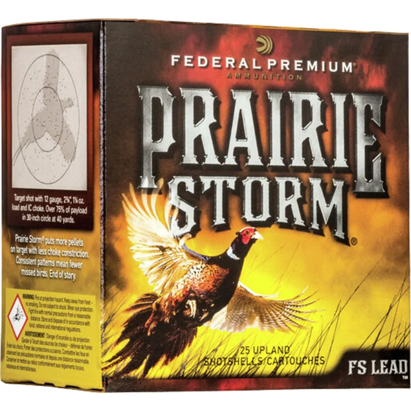 Federal Premium Prairie Storm Shotgun Ammo 20 ga. 2 3/4 in. 1 oz. 4 Shot FS Lead 25 rd.