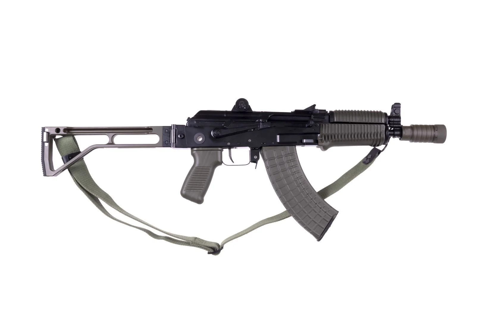 Arsenal Factory SBR AR-M14SF TACT 7.62x39mm Rifle Tactical Right-Side Folding Stock Green - Arsenal Firearms