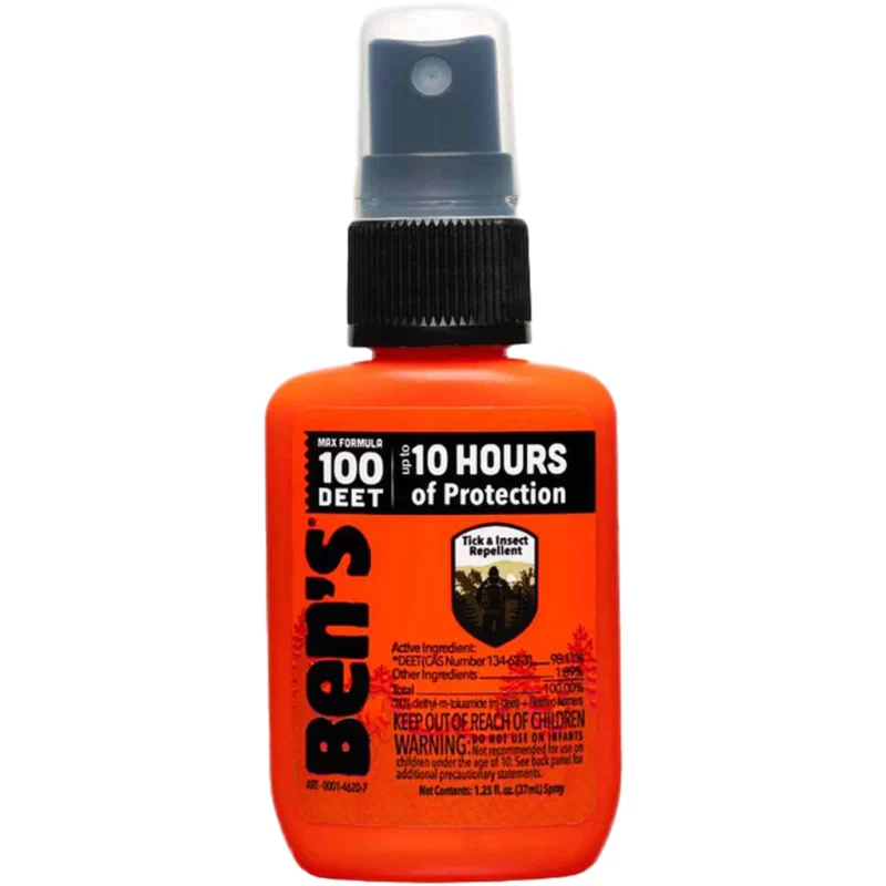Ben's 100 Tick Insect Repellent 1.25 oz Pump Spray, 98pct DEET