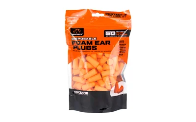 WALKER'S FOAM EAR PLUGS 50PK BAG
