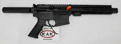 KAK Industry MO-815-1004-004 Complete K15 Pistol 9mm 8" 32+1 Black - KAK Industries