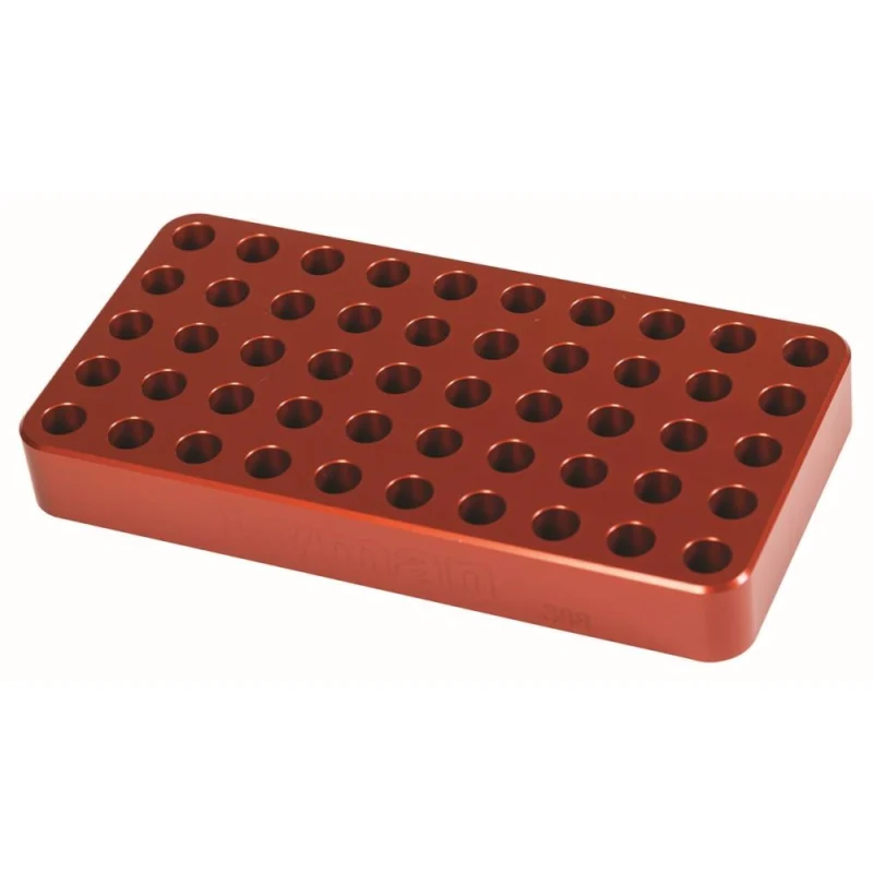 Lyman Anodized Aluminum Loading Block .388 Hole Size for Small Rifles