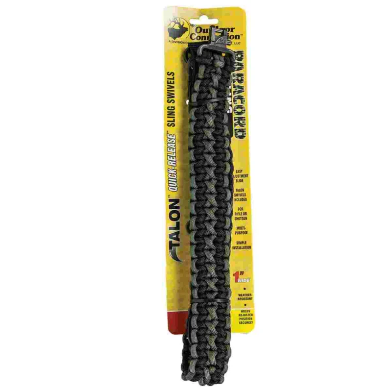 Outdoor Connection Sling - Paracord Black Talons