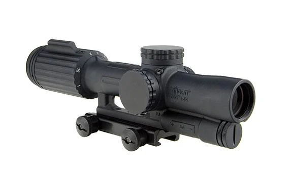Trijicon VCOG Rifle Scope - 1-6x24mm Red Segmented Circle/Crosshair MOA Reticle w/ Thumb Screw Mt.