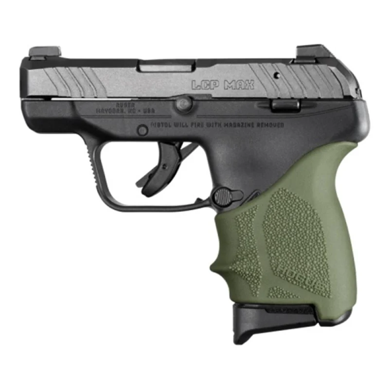Hogue HandAll Beavertail Grip Sleeve Ruger LCP Max OD Green - Hogue
