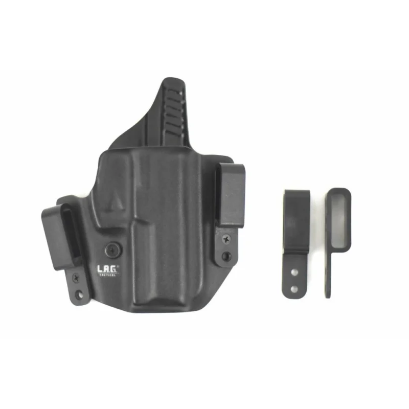 L.A.G. Tactical Defender Holster 1911 5" (W/Rail) Black RH - LAG Tactical