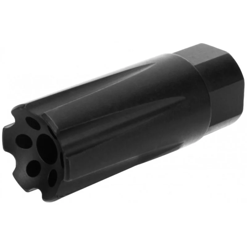 TacFire Linear Compensator Sound Concussion Forwarder .223/5.56 1/2x28 Black