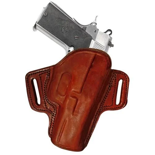 Tagua Gunleather Open Top Belt Holster for Taurus Judge Public Defender Brown Right Hand - Tagua Gunleather