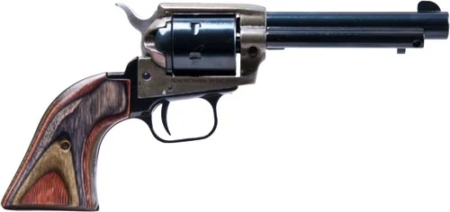 HERITAGE 22/22WMR COMBO 4.75" - BLUED/C.COLORED LAMINATE GRIPS