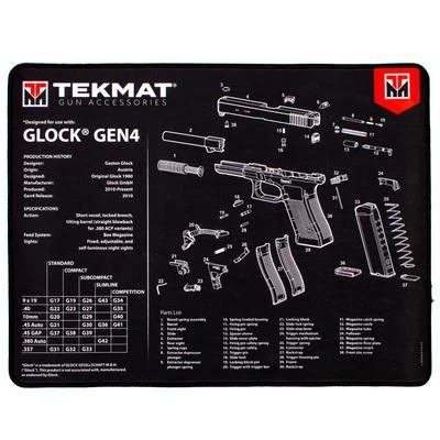 TekMat 15x20 Ultra Premium Gun Cleaning - Glock G4