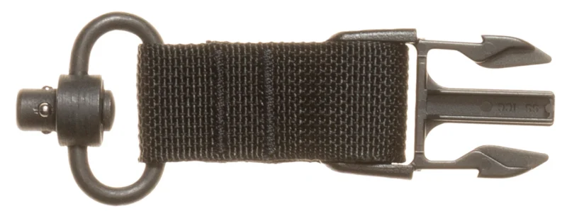 Tacshield T6093BK QD Sling Attachment for QD Push Button Black Webbing