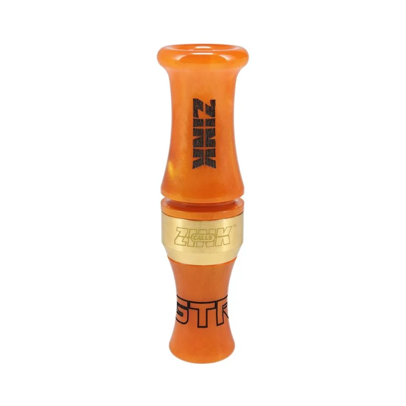 Zink Green Top Rocker Duck Mouth Call Orange Marbleade