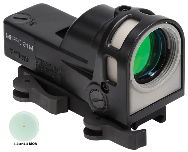 Meprolight USA 626210 M21 Black 1x 30 mm 4.3 MOA Red Dot