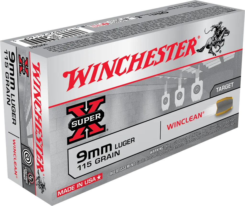 9MM 115GR WINCLEAN 50RDS