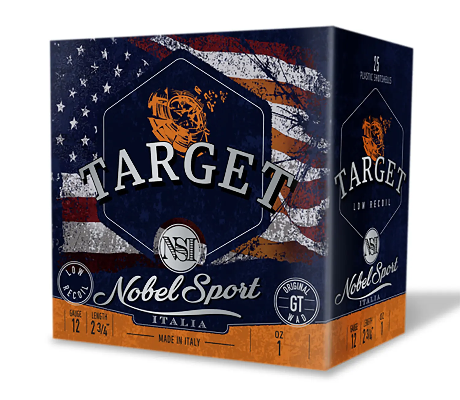 Nobel/Eurosports LLC ANSLR185 Target Low Recoil 12Gauge 2.75" 1oz 8.5Shot 250/Box - Nobel Sport