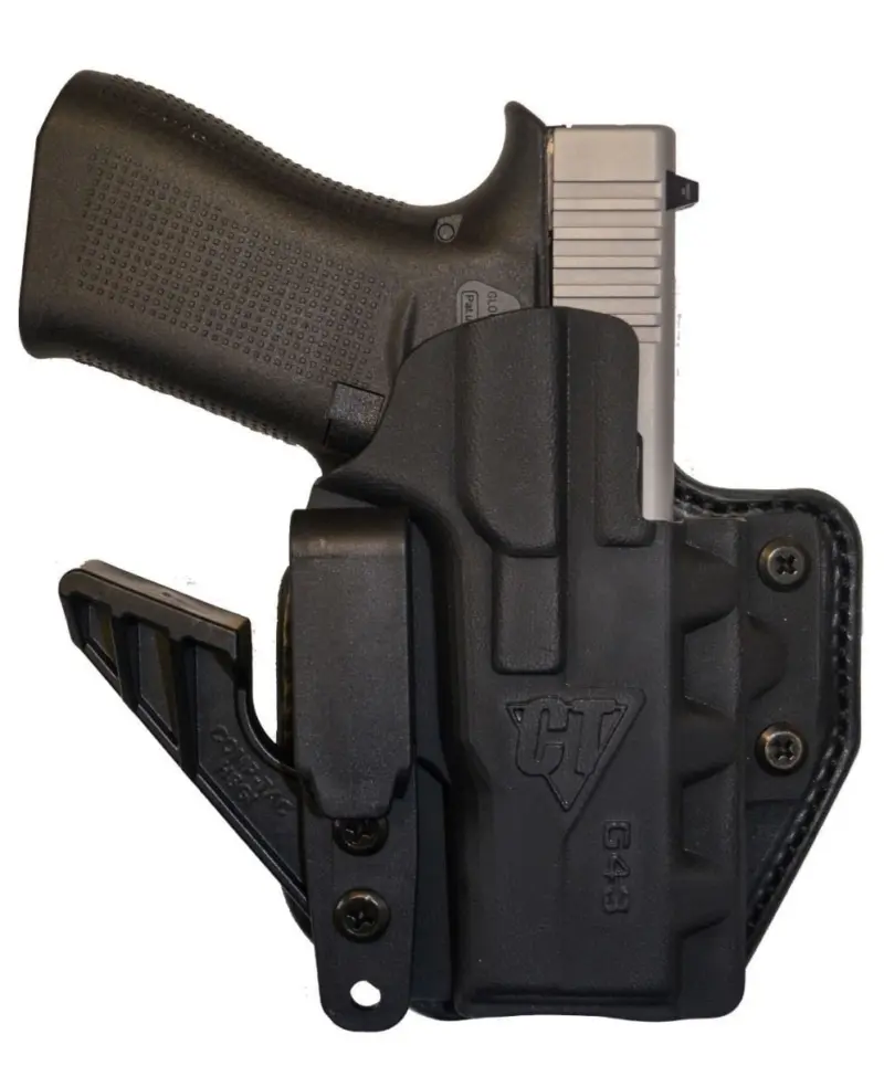 CompTac eV2 Max Hybrid Appendix IWB Holster - Glock - 43 - RIGHT - Black - Comp-Tac