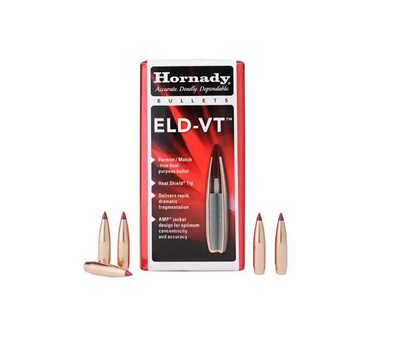 Hornady ELD-VT Rifle Bullets 22 CAL .224" 69 gr (1-8") 100/ct - Hornady