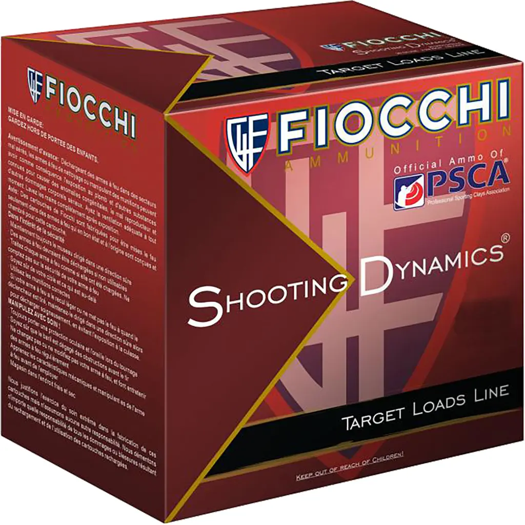Fiocchi Shooting Dynamics Shotgun Loads 12 ga. 2.75 in. 1 1/8 oz. 1165 FPS 8 Shot 25 rd. - Fiocchi