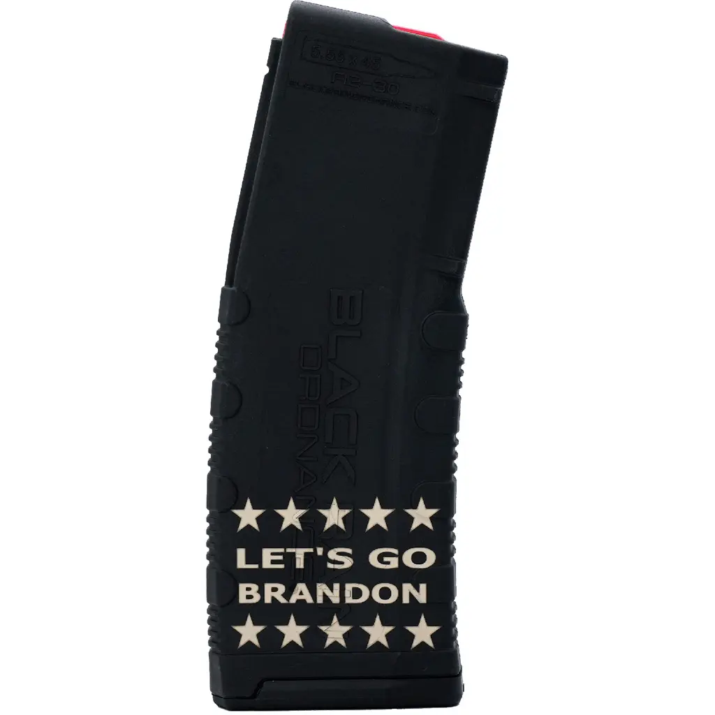 Black Rain Ordnance Lasered AR15 Magazine LGB Line of Stars 30 rd. - Black Rain Ordnance
