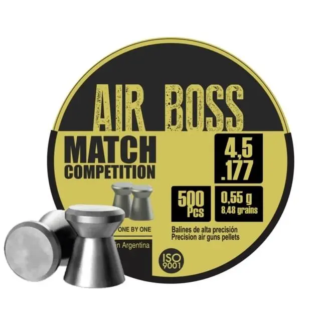 Hatsan Apolo Air Boss Match Competition Air Rifle Pellets .177 Cal 8.48 gr 500/ct