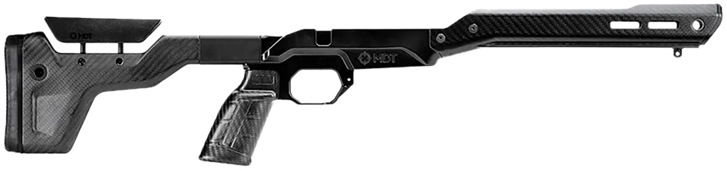 Mdt Sporting Goods Inc 107380BCF HNT26 Chassis System Black Carbon Fiber Fits Remington 700 ARCA - MDT