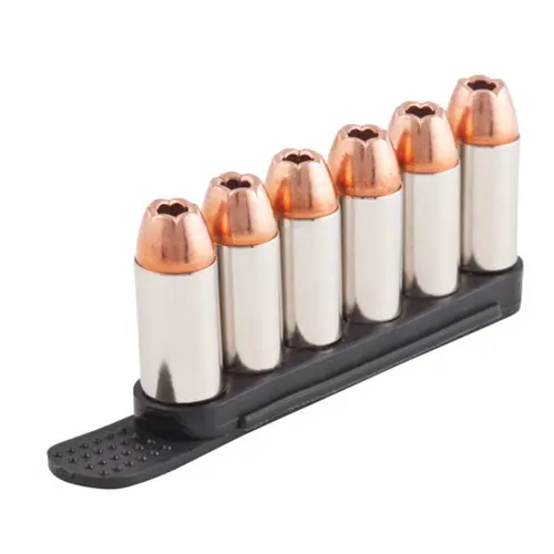 QUICKSTRIPS - 6 ROUND, .357/.38/.40S/6.8MM - BLACK, 2 SET